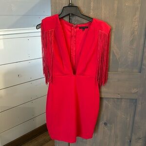 Super fun dress with Fringe details, perfect for the holidays!